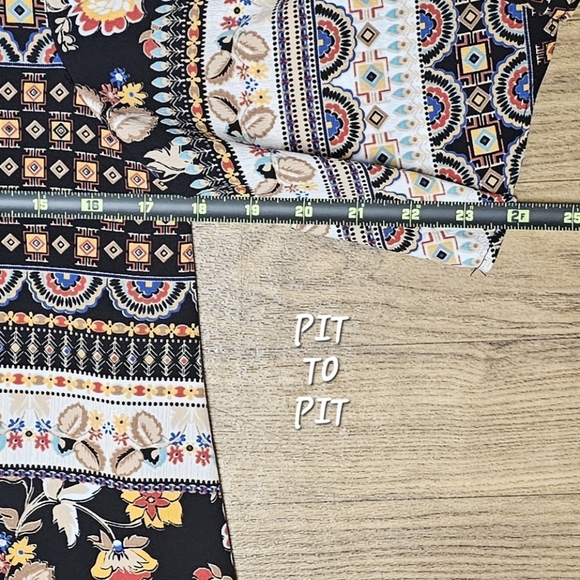 SUGAR LIPS | BOHO FLORAL PRINTED OVERSIZED DRESS - Picture 16 of 16